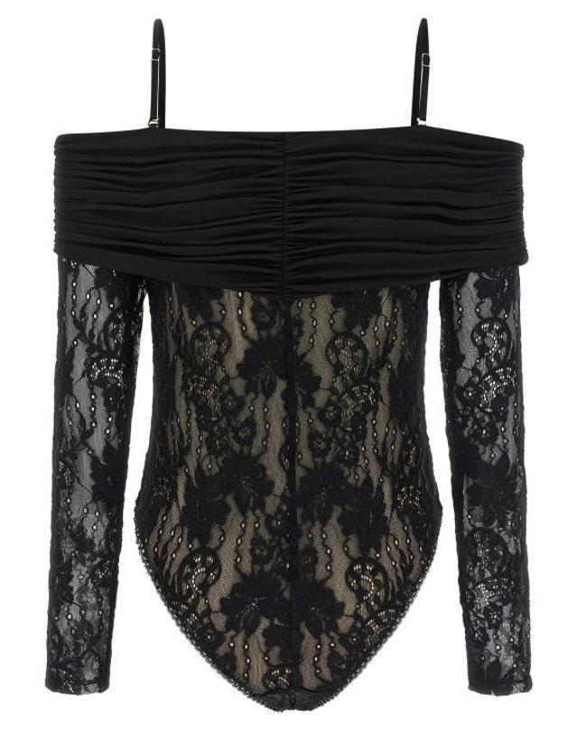 짐머만 [해외직구] 26SS 짐머만 바디수트 티셔츠 7123TC261BLK Black 착용컷