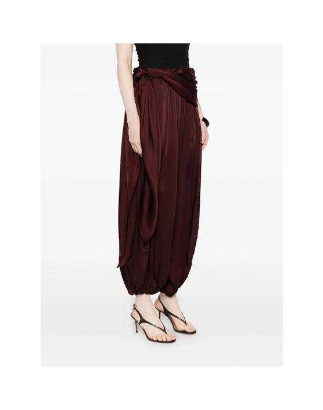 짐머만 [해외직구] 26SS 짐머만 미디 스커트 8796PS261 WINE BROWN 착용컷