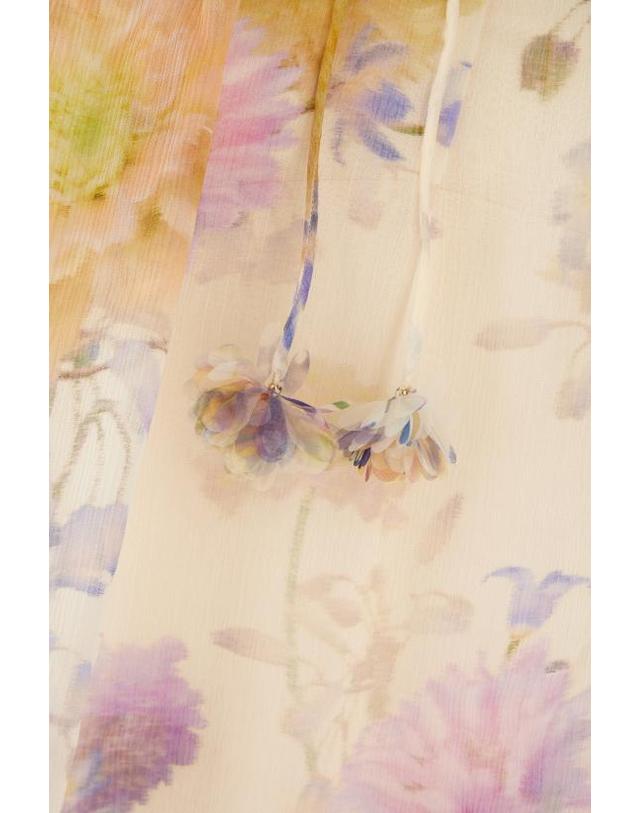 짐머만 [해외직구] 26SS 짐머만 블라우스 7921TS261 CRDA CREAM DAHLIA 착용컷