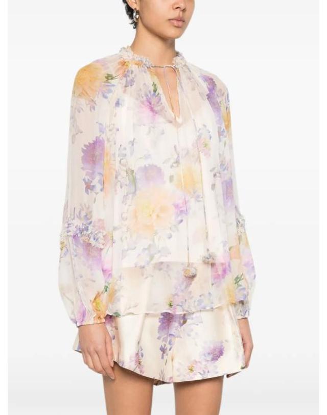 짐머만 [해외직구] 26SS 짐머만 블라우스 7921TS261CRDA MULTICOLOR 착용컷