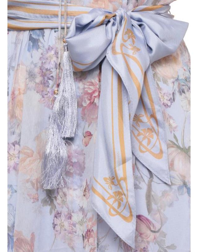 짐머만 [해외직구] 26FW 짐머만 미디 원피스 7280DF261 BUF BLUE FLORAL 착용컷
