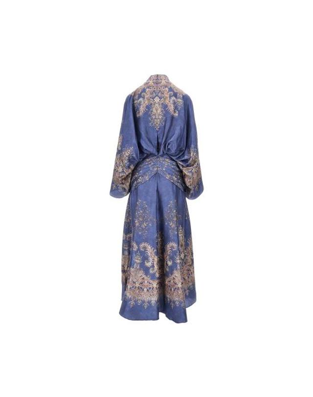 짐머만 [해외직구] 26FW 짐머만 롱 원피스 0145DF261 Blue 착용컷