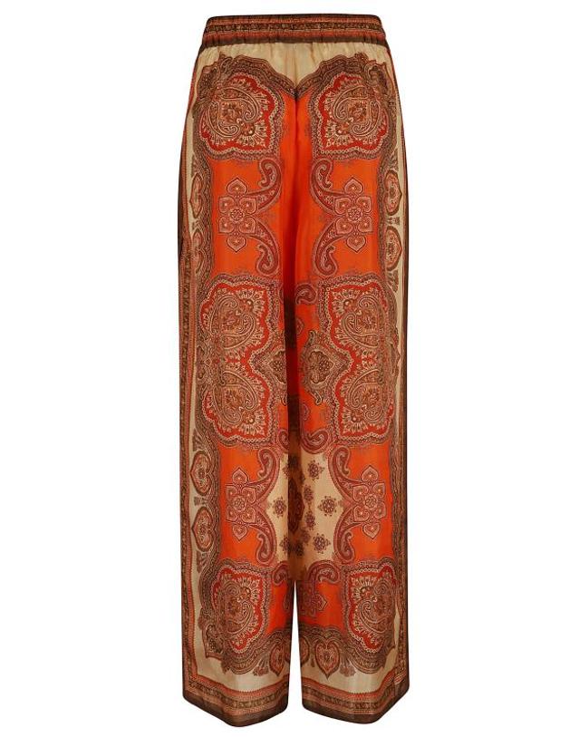 짐머만 [해외직구] 26FW 짐머만 팔라초 팬츠 1500PSS263 TAPA TANGERINE PAISLEY 착용컷