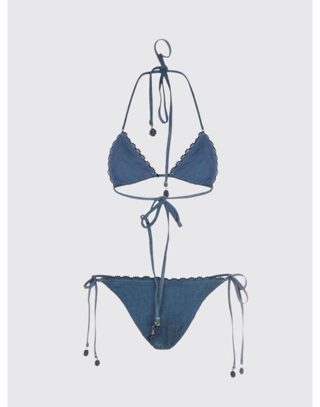 짐머만 [해외직구] 26FW 짐머만 비키니 수영복 7989WSS261 DEN Blue 착용컷