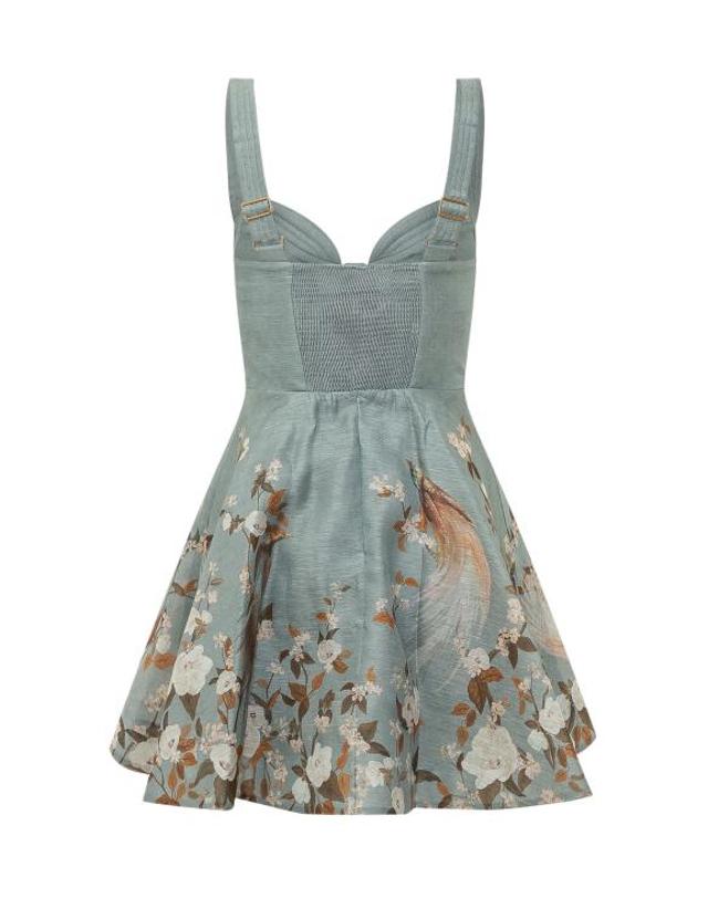 짐머만 [해외직구] 26FW 짐머만 원피스 0247DF263 BBF BLUE FLORAL 착용컷