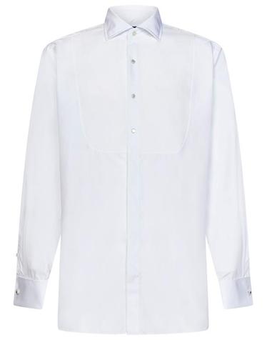 [해외직구] 24FW 라르디니 긴팔 셔츠 EPQUARTOCNC2025P 105A White