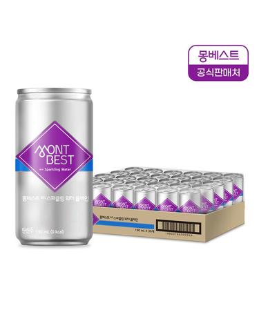 몽베스트 탄산수 플레인 190mLx30캔