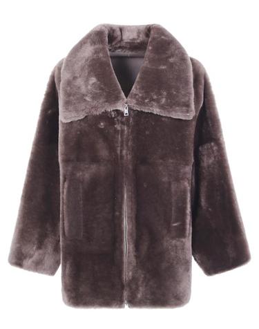 [해외직구] 26FW 블랑샤 무스탕 26100302 OAK BROWN
