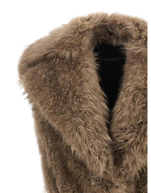 블랑샤 [해외직구] 26FW 블랑샤 베스트 BL339528BM BEIGE 착용컷