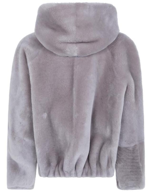 블랑샤 [해외직구] 26FW 블랑샤 무스탕 26069300 DOVE GREY 착용컷