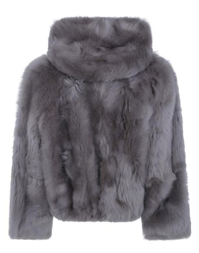 블랑샤 [해외직구] 26FW 블랑샤 무스탕 26069301 DOVE GREY 착용컷