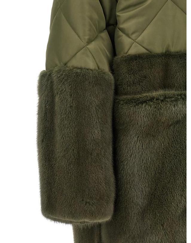 블랑샤 [해외직구] 24FW 블랑샤 패딩 BL291188BM GREEN 착용컷