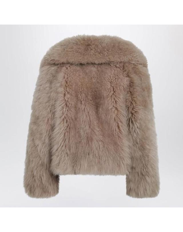 블랑샤 [해외직구] 26FW 블랑샤 무스탕 261141007 CA BEIGE 착용컷