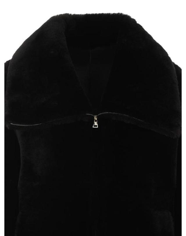 블랑샤 [해외직구] 26FW 블랑샤 무스탕 26100302NERO BLACK 착용컷