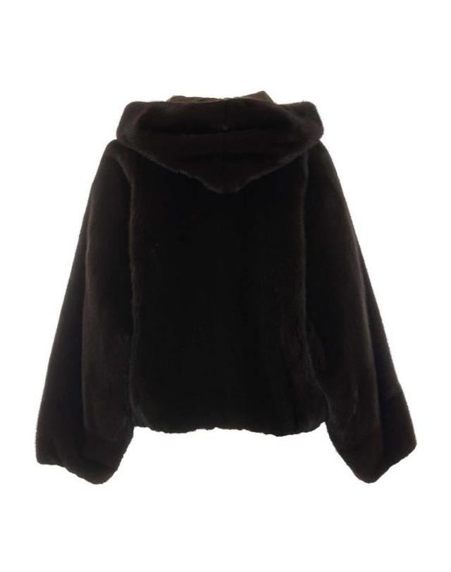 블랑샤 [해외직구] 26FW 블랑샤 무스탕 26101150CIOCCOLATO BROWN 착용컷
