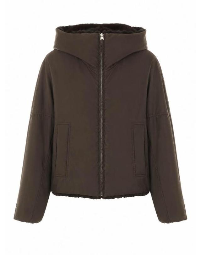 블랑샤 [해외직구] 26FW 블랑샤 무스탕 26101150CIOCCOLATO BROWN 착용컷