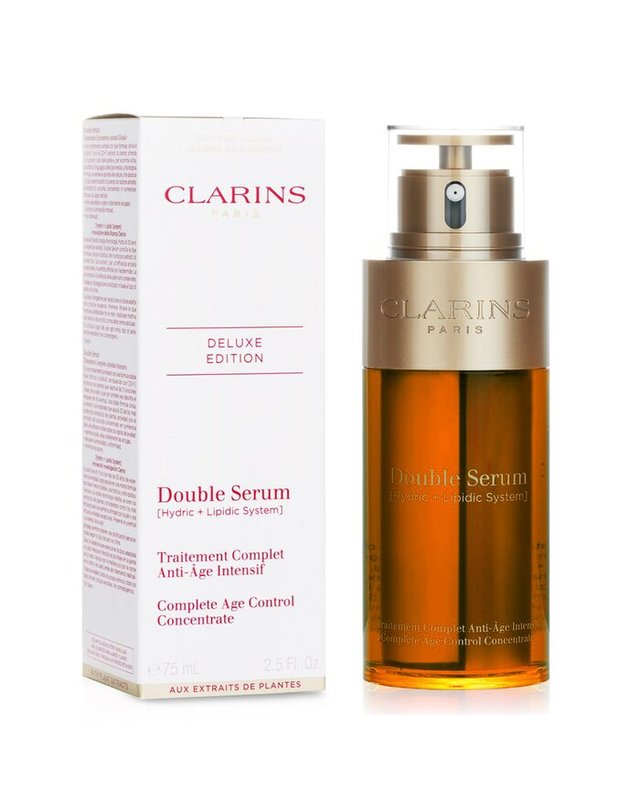 클라란스 클라랑스 클라랑스 더블 세럼 컴플리트 에이지 컨트롤 컨센트레이트 75ml 착용컷