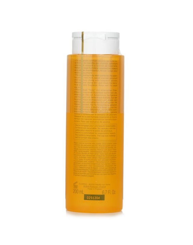 클라란스 클라랑스 클라랑스 토닉 배스 앤 샤워 컨센트레이트 위드 에센셜 오일 200ml 착용컷