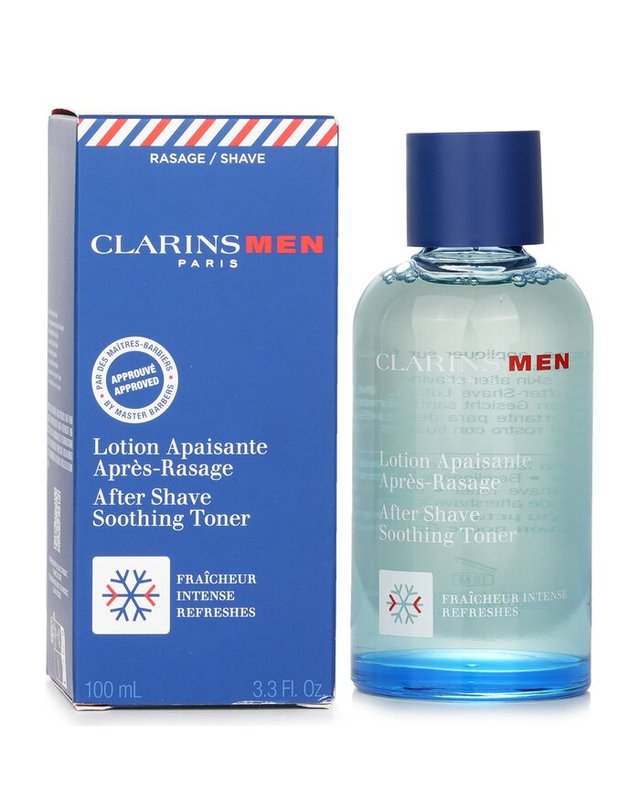 클라란스 클라랑스 클라랑스 클라린스 남성 면도 후 수딩 토너 100ml 착용컷