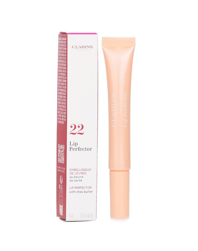 클라란스 클라랑스 클라랑스 립 퍼펙터 #22 피치 글로우 12ml 착용컷
