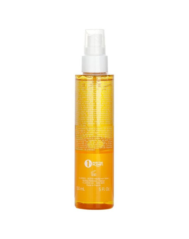 클라란스 클라랑스 클라랑스 글로잉 선 바디 오일 하이 프로텍션 S 30 150ml 착용컷
