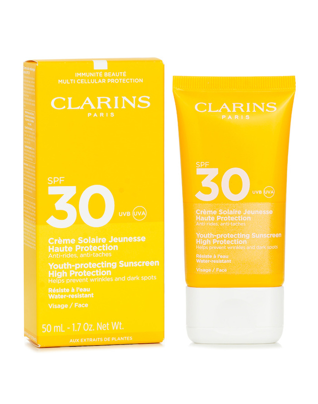 클라란스 클라랑스 클라랑스 유스 프로텍션 하이 프로텍션 S 30 페이스 50ml 착용컷