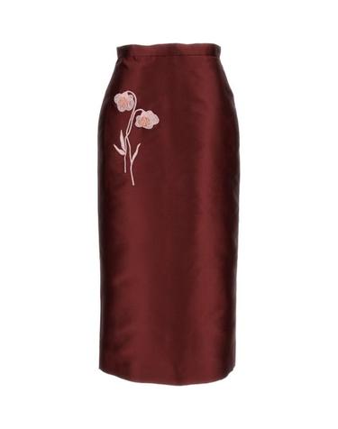 [해외직구] 26FW 에르뎀 스커트 PF26S90151296012BORDEAUX Burgundy