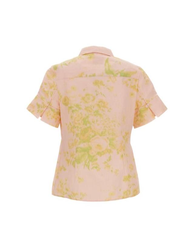 에르뎀 [해외직구] 26SS 에르뎀 셔츠 SS26T90151593014ROSEBOUQUET Pink 착용컷