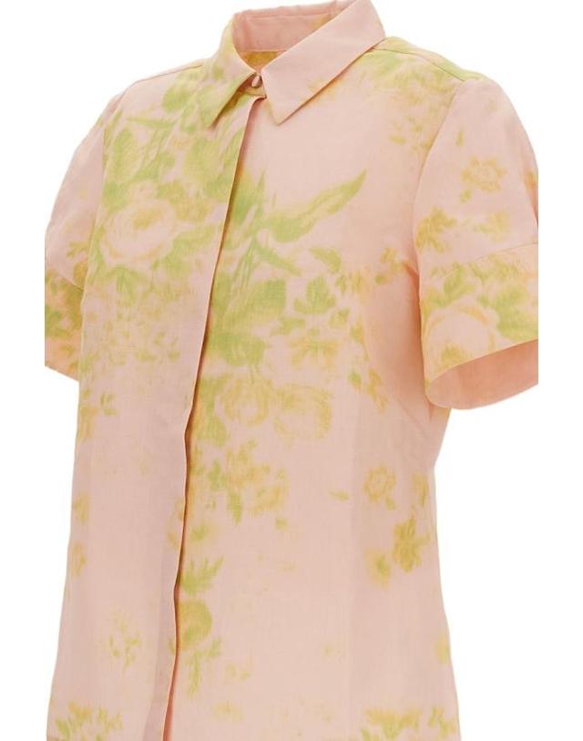 에르뎀 [해외직구] 26SS 에르뎀 셔츠 SS26T90151593014ROSEBOUQUET Pink 착용컷