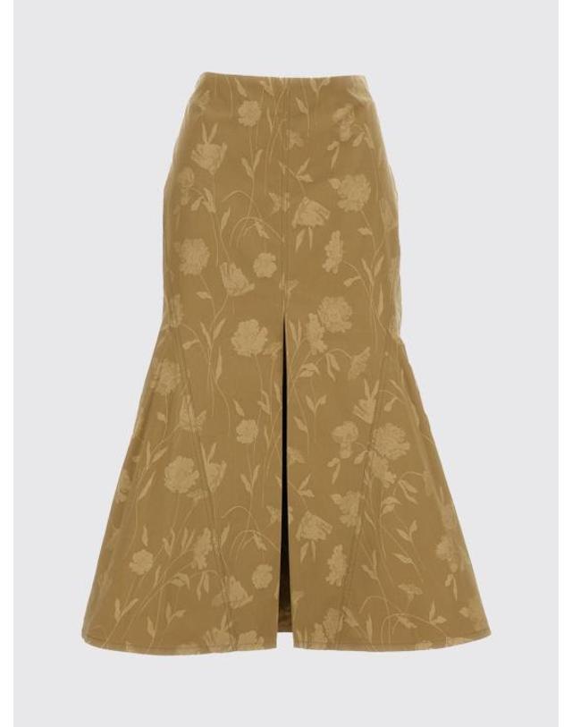 에르뎀 [해외직구] 26FW 에르뎀 스커트 PF26S1390082001 CAMEL Beige 착용컷