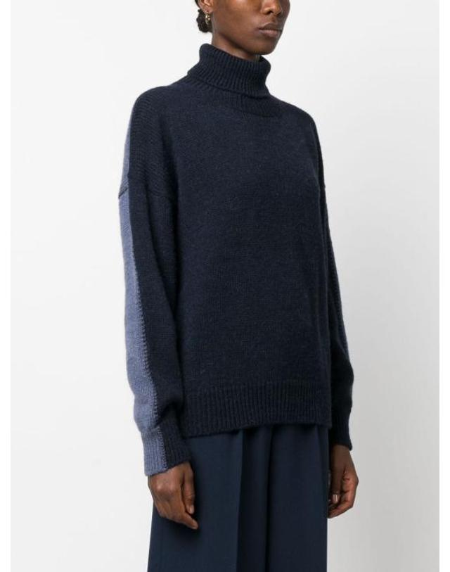 알리지 [해외직구] 23FW 알리지 터틀넥 253414 A3004BLU Blue 착용컷