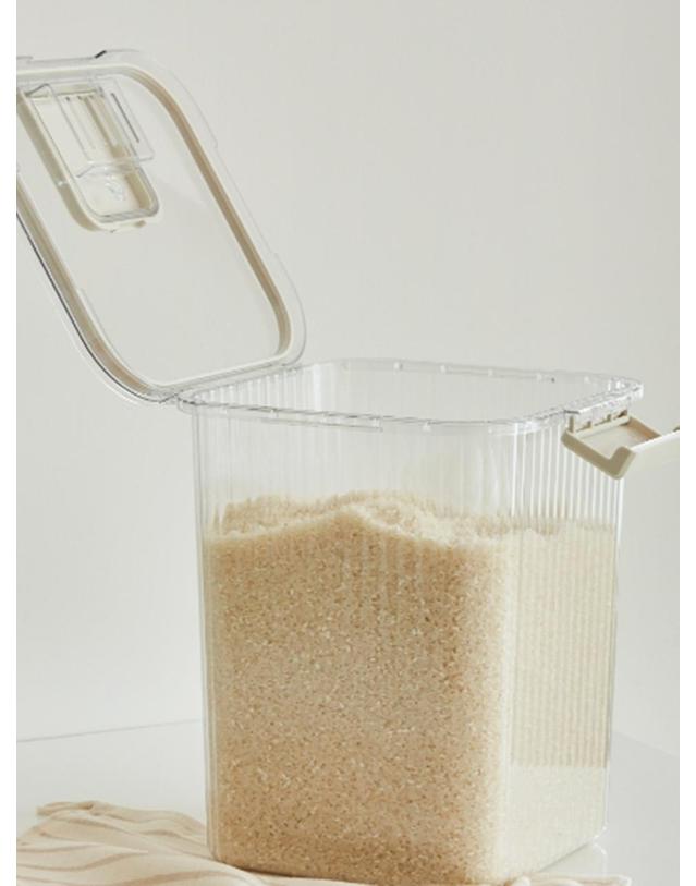 한샘 한샘 클리어 쌀통 (5kg/10kg) 착용컷