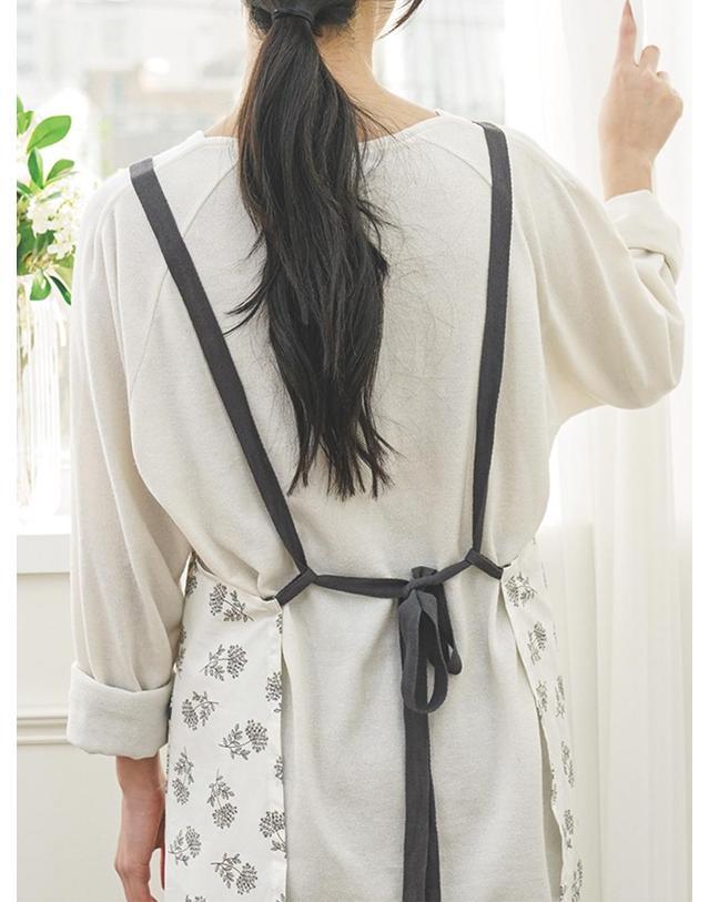 한샘 한샘 플라워 생활방수 앞치마 착용컷