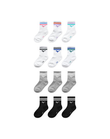미즈노 주니어 액티브 더블 쿠션 중목 3족 (4colors)