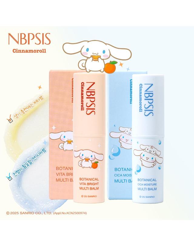 엔비피시스 시나모롤 보태니컬 시카 모이스처 멀티밤 착용컷