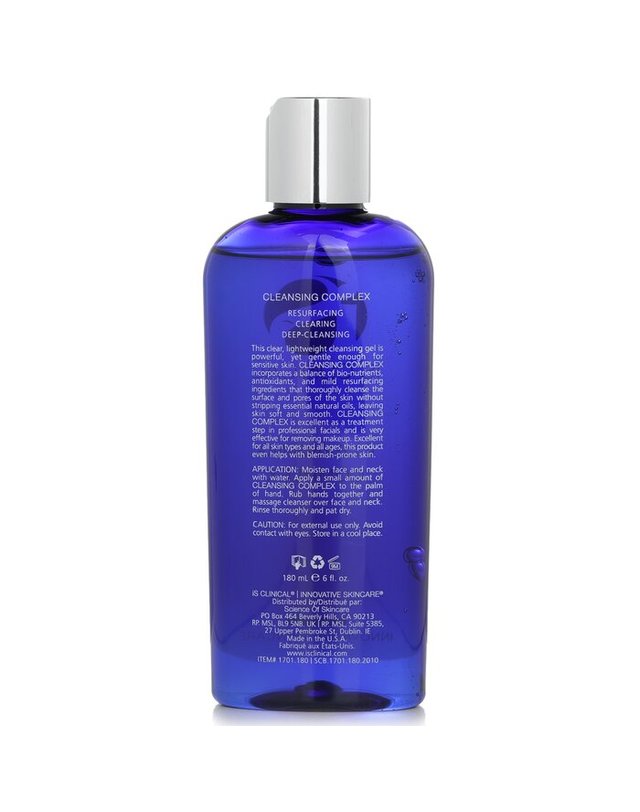 아이에스 크리니칼 IS 클리니칼 클렌저 클렌징 컴플렉션 180ml 착용컷