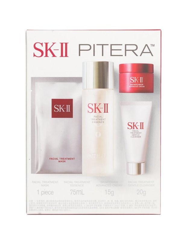 에스케이투 SKII,SK2 피테라 기프트 세트 셀러 체험 키트: 페이셜 트리트먼트 에식스 75ml+페이셜 트리트먼트 클렌저 20g+R.N.A 파워 라디칼 크림 15g+ F 착용컷