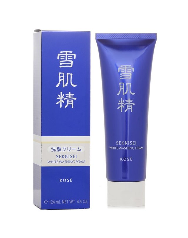 고세 코세 코세 세키세이 세키세이 화이트 워싱 폼 124ml 착용컷