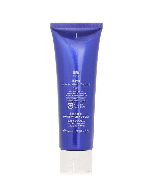 고세 코세 코세 세키세이 세키세이 화이트 워싱 폼 124ml 착용컷