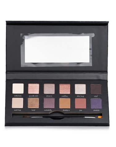 YBF Beauty 락 더 크록 아이섀도우 팔레트 락 더 크록 아이섀도우 팔레트 12x 아이섀도우, 1x 더블 엔디드 아이섀도우 브러쉬 12x0.8g