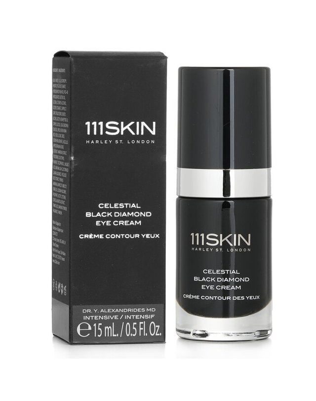 111스킨 원원원스킨 셀레셜 블랙 다이아몬드 블랙 다이아몬드 아이크림 15ml 착용컷