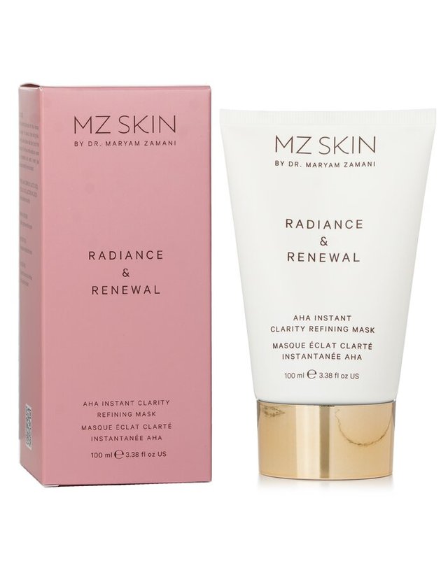 엠제트 스킨 MZ 스킨 AHA 인스턴트 클래러티 리파이닝 마스크 100ml 착용컷