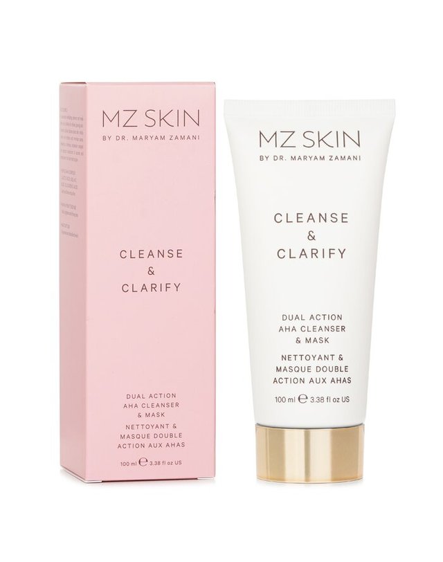 엠제트 스킨 MZ 스킨 AHA 클렌저 앤 마스크 100ml 착용컷
