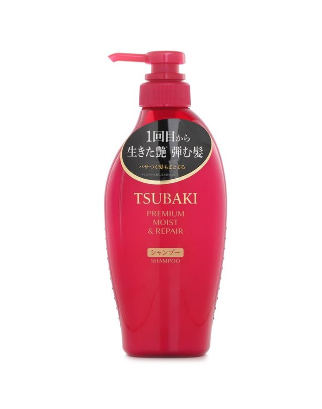 츠바키 츠바키 프리미엄 보습 및 샴푸 450ml 착용컷
