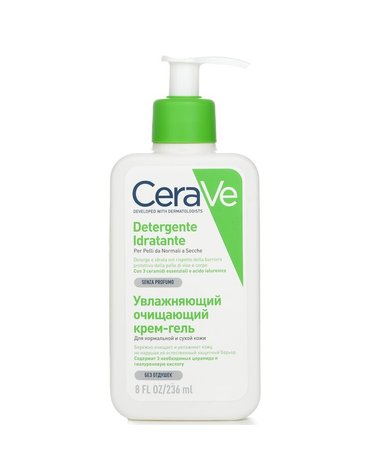 세라비 중건성 피부용 하이드레이팅 클렌저 펌프 포함 236ml