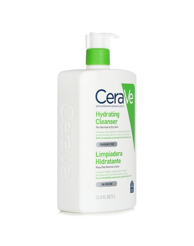 세라비 세라비 중건성 피부용 하이드레이팅 클렌저 1000ml 착용컷