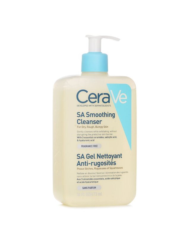 세라비 세라비 SA 스무딩 클렌저 랜덤 패키징 473ml 착용컷