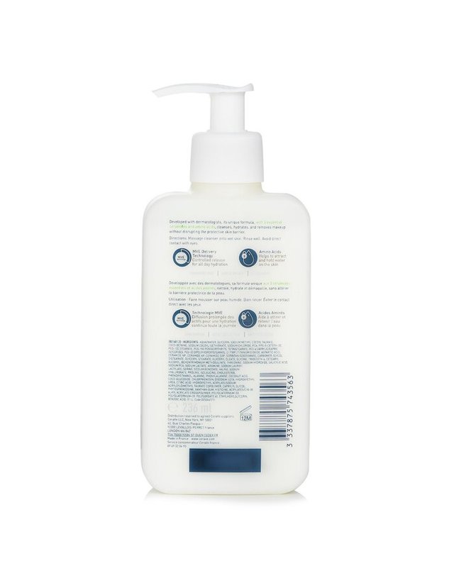 세라비 세라비 하이드레이팅 크림 투 폼 클렌저 236ml 착용컷