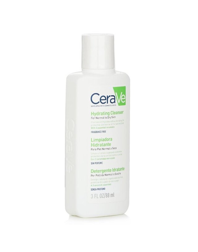 세라비 세라비 하이드레이팅 클렌저 크림 중건성 피부용 88ml 착용컷
