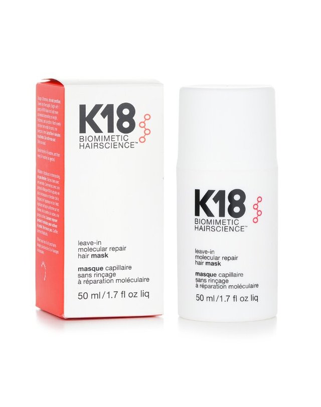 케이18 K18 리브인 몰레큘러 헤어 마스크 50ml 착용컷